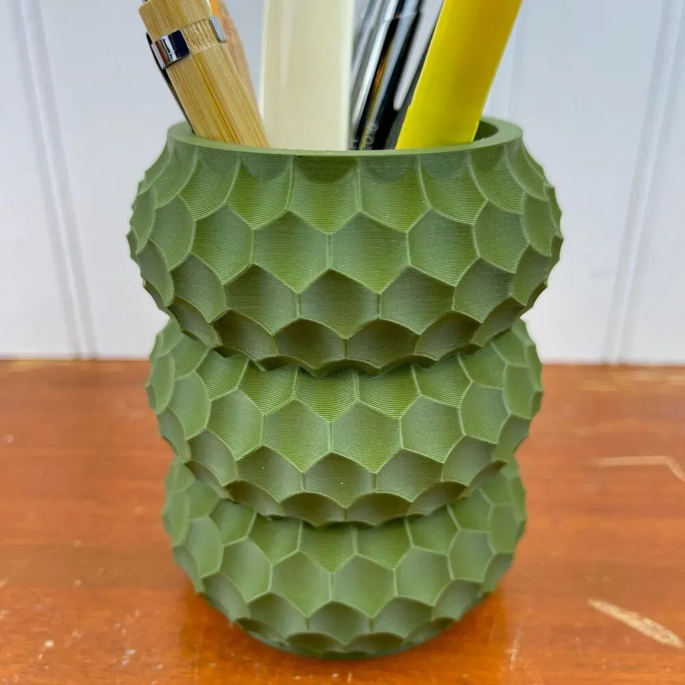 Pen Pencil Holder, The Okos Pen Holder, Modern Office and Home Decor